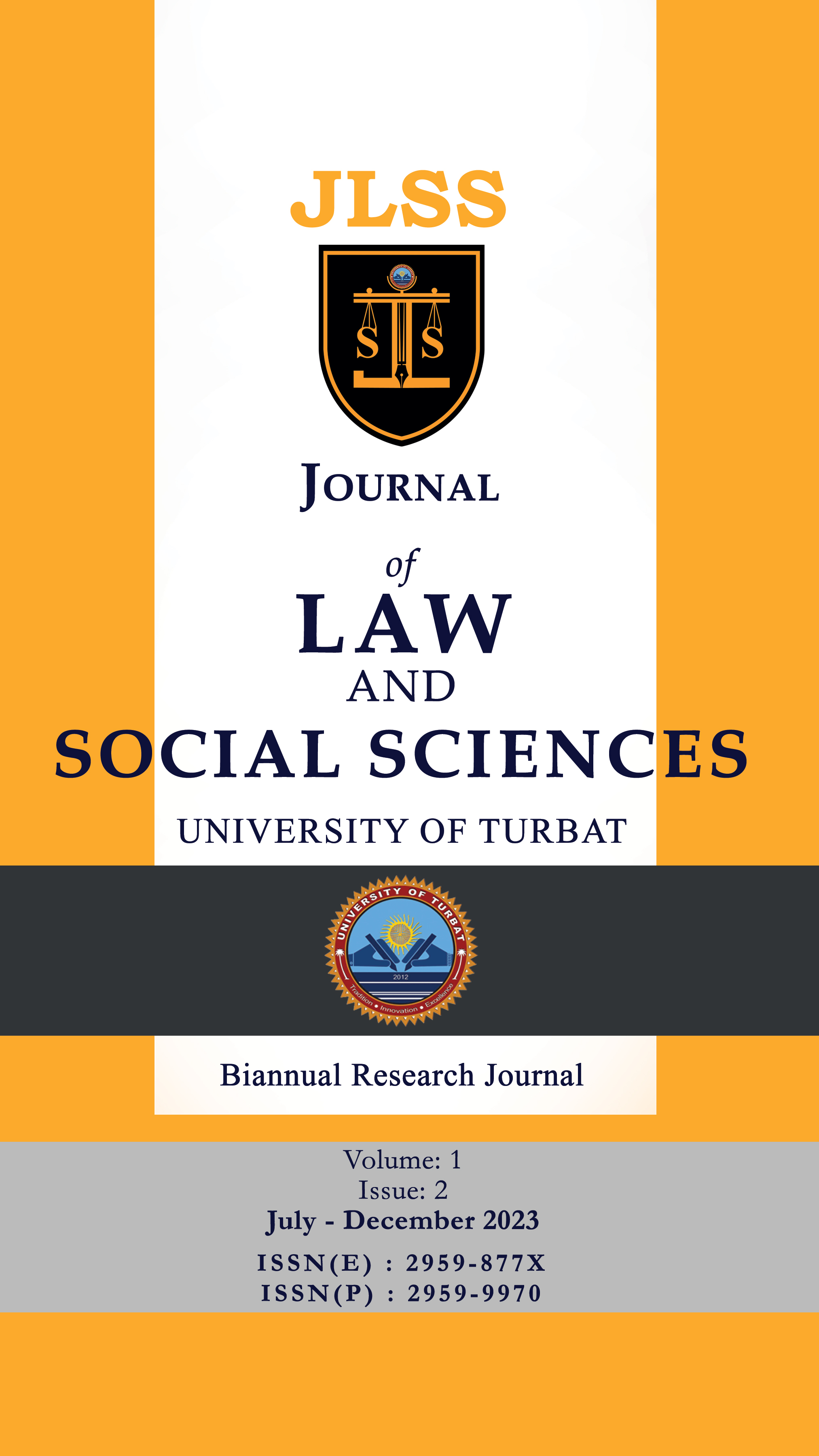 					View Vol. 1 No. 2 (2023): Journal of Law and Sciences
				